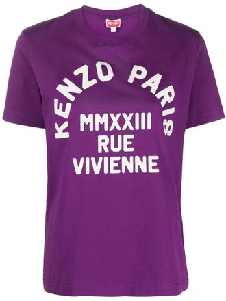 Kenzo T-shirt con stampa - Viola