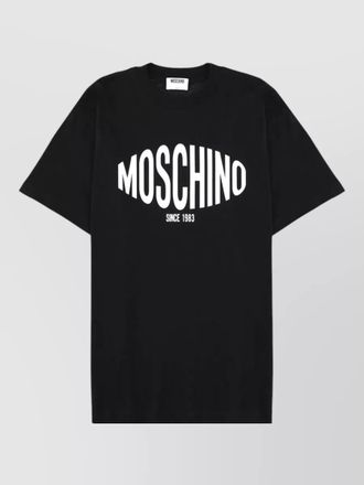 Moschino logo crew neck short sleeve t-shirt