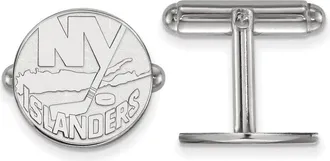 Diamond2Deal Sterling Silver Rhodium-plated Fancy Cuff Links