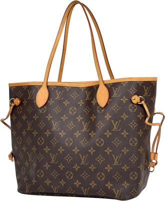 Louis Vuitton Brown Monogram Shoulder Bag Tote Bag (Pre-Owned)
