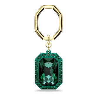 Swarovski Octagon Cut Sleutelhanger - Dames - Sleutelhangers & Tashangers - Groen - ONE Size - Accessoires