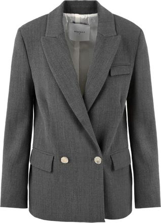 Beatrice .B Grijze Jas voor Dames Model 23Fa 3887 - Dames - Blazers - Grijs - XS - Jassen