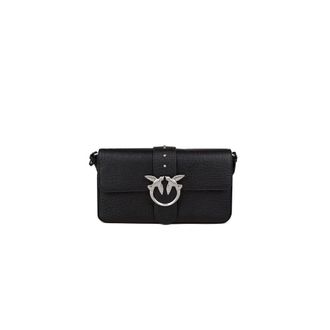 Pinko Pinko, Dames, Tassen, Zwart, Maat: ONE Size Leer