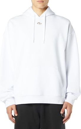 Diesel S-Boxt-Hood-Dco Cotton Hoodie in White at Nordstrom, Size X-Large