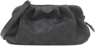 Louis Vuitton Pre-owned Mahina Scarla Mini Calf Shoulder Bag - Dames - Vintage Schoudertas - Zwart - ONE Size - Leer - Vintage