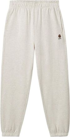 Fingercroxx Pantaloni sportivi con applicazione - Toni neutri