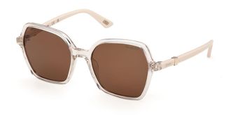 Skechers SE00170 Polarized 27D Womens Sunglasses Clear Size 54