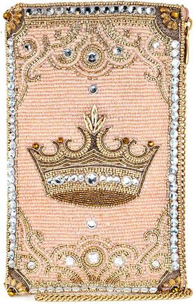 Mary Frances Mary Frances Womens Crowned Jewel Crossbody Phone Bag, Multicolor