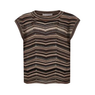 D.exterior Round-neck Knitwear, female, Multicolor, Size: XL Round-neck Knitwear