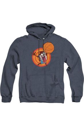 Gildan Space Jam 2 Taz Slam Adult Heather Hoodie / Hooded Sweatshirt
