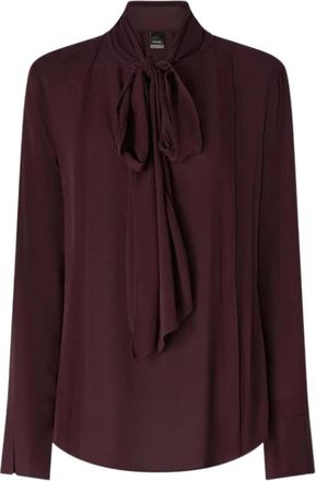 Pinko Brunnera Blusa - Blouses & Shirts - Mujer - Rojo - XS