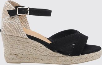 Castaner Espadrillas con zeppa Bruna in canvas di cotone