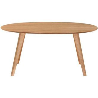 Miliboo Tavolo Da Pranzo Design Scandinavo Ovale Quercia L160 Marik