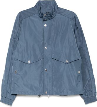 Michael Kors LT WT mock neck jacket - men - Polyester/Polyester - L - Blue