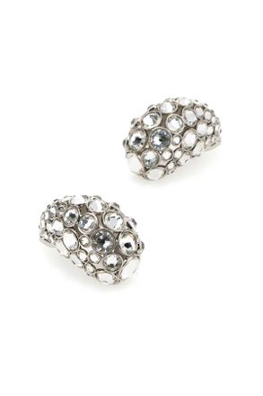 Valentino Garavani Palladiumcrystal Orecchini Earrings