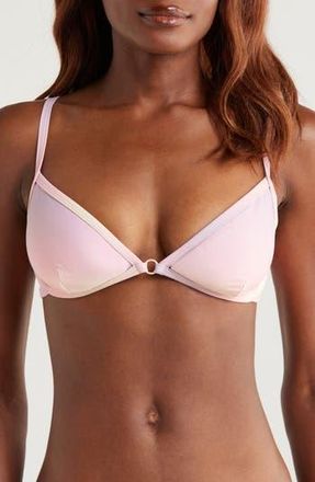 Good American Sunset Capri Bikini Top in Sunset Gradient004 at Nordstrom Rack, Size X-Large