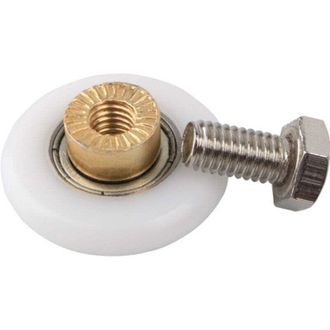 OEM Juego De 4 Rodillos De Repuesto Para Puertas Correderas De Ducha Con Tornillos M4, 20 Mm De Di&aacute;metro - Crezuo