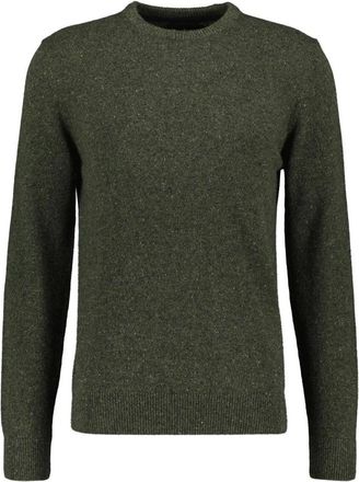 Barbour Maglia Girocollo Essential Tisbury - - Knitwear - Uomo - Verde - M