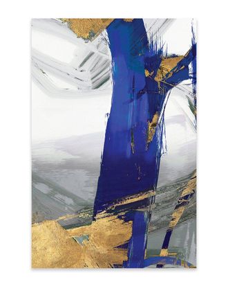 iCanvas Icanvas Indigo Abstract Iv Print On Acrylic Glass By Pi Galerie