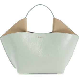 Ree Projects Mini Ann Leather Tote in Ice Blue at Nordstrom