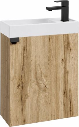 Badplaats Badplaats Mobile Lavamani Keno 50 X 23 Cm - Rovere - Mobile Con Lavabo