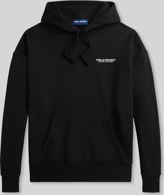 Polo Ralph Lauren Relaxed Fit Hoodie aus Baumwoll-Mix in Black, Gr&ouml;&szlig;e XXL