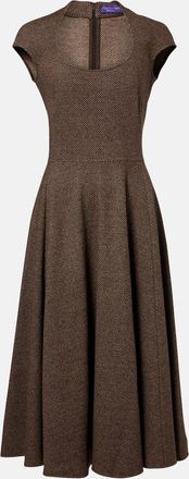 Ralph Lauren Collection Maisey wool, silk, and cashmere midi dress