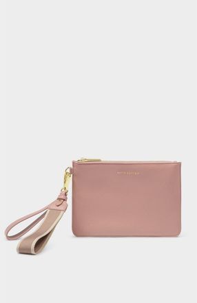 Katie Loxton Hallie Wristlet Pouch in Pink Heather at Nordstrom