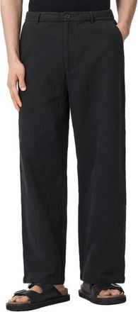 AllSaints Taiko Wide Leg Pants in Orca Black at Nordstrom, Size 34