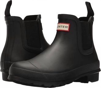 Hunter Bell Womens Original Chelsea Rain Boots In Black