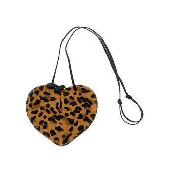 Alaia Le Coeur leopard haircalf bag Woman One Size