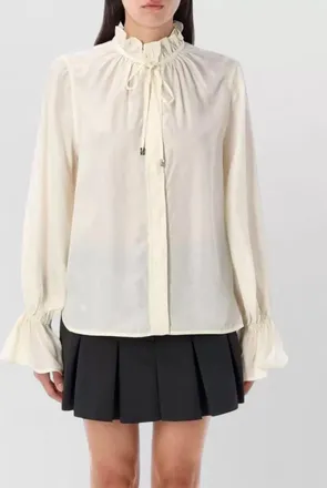 Ganni tie shirt