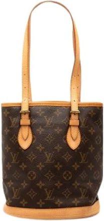 Louis Vuitton Pre-owned Bucket Bags, female, Brown, Size: ONE SIZE Pre-owned Vintage Bucket Bag