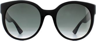 Gucci Zonnebril GG0035S 001 Zwart Grijs Verloop