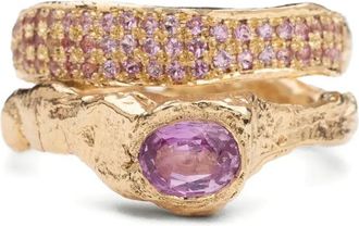 Alice Waese 14kt yellow gold Norma Coma sapphire ring - Oro
