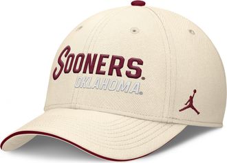Nike Mens Oklahoma Primetime Jordan Brand Dri-FIT College Hat in Brown | JC3A0C3BOKN-3NB