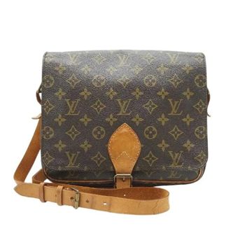 Louis Vuitton Pre-owned Monogram Cartouchiere GM Cross Body Bag - Dames - Pre-owned - Bruin - Maat: ONE Size Leer