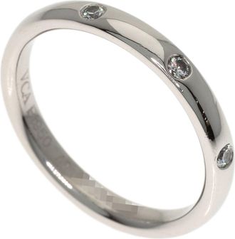 Van Cleef & Arpels Platinum 950 Band Ring (Pre-Owned)
