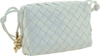 Bottega Veneta Womens Shoulder Bag Loop Leather Bone-Brass Calf Bone/brass
