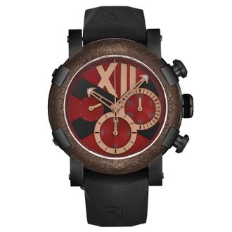 RJ Watches Titanic-Dna Chronograph Automatic Red Dial Mens Watch RJ.TI.CH.703.20