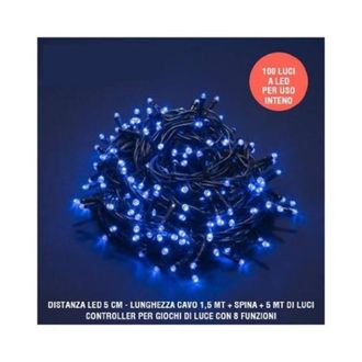 Trade Shop Trade Shop - Catena Led Luchas Natalia 100 Led Lucha Con Control 8 Funciones Internacionales