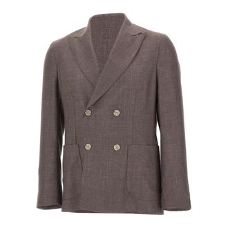 Barba Blazers, male, Brown, Size: 2XL EasyJ Blazer