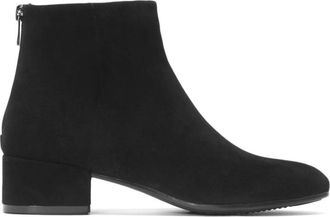 Kazar Dames zwarte laarzen. Dit product valt klein uit. - Dames - Laarzen met Hak - Zwart - 39 EU - Leer - Schoenen