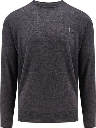 Polo Ralph Lauren Logo Embroidered Crewneck Jumper