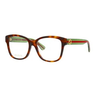 Gucci GG0038ON001 Square Acetate Eyeglasses - Black