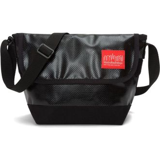 Manhattan Portage Vinyl Crossbody Bag Ver 2 in Black at Nordstrom