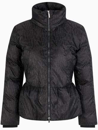 A|X Armani Exchange logo bomber jacket - Black