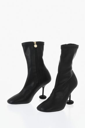 Stella McCartney Stivaletti in Eco-pelle SHROOM con Zip Interna 10cm Stella McCartney