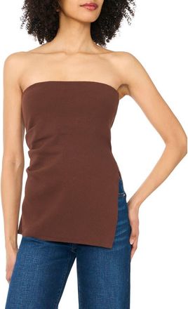 Parker Strapless Asymmetric Knit Top in Deep Mocha at Nordstrom Rack, Size X-Small