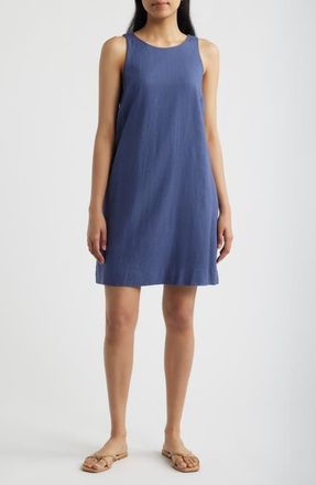 CeCe by Cynthia Steffe Sleeveless A-Line Dress in Indigo at Nordstrom, Size Xx-Large